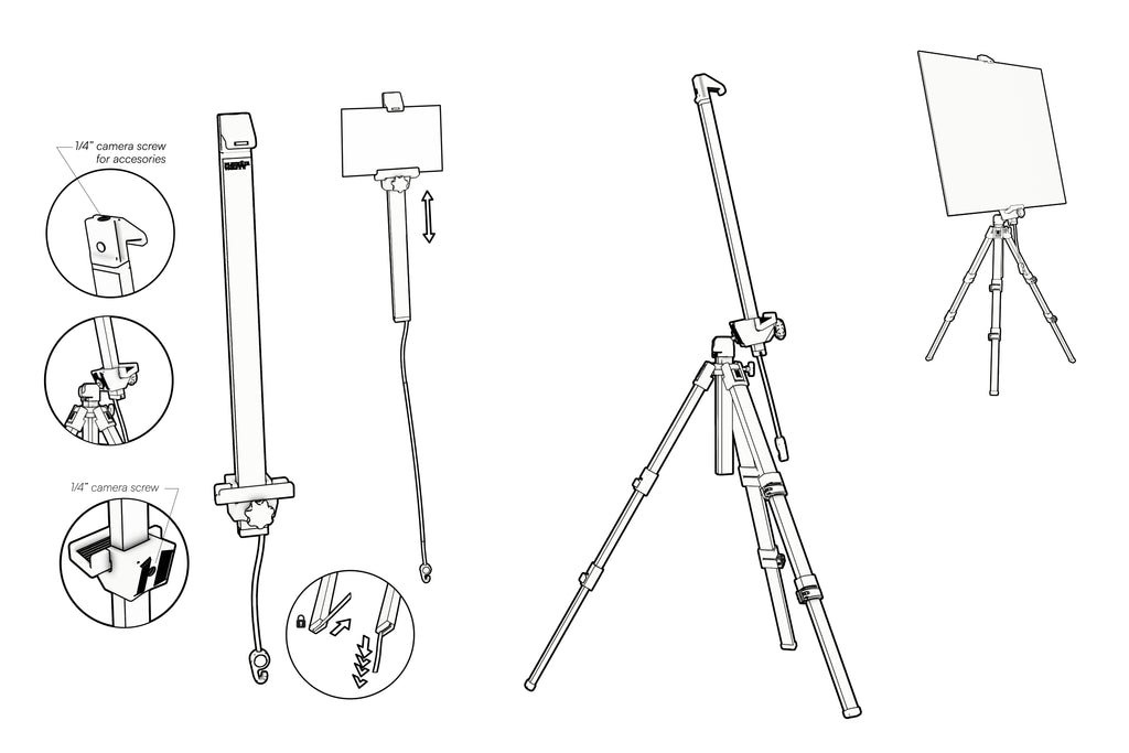GoEasel - halten