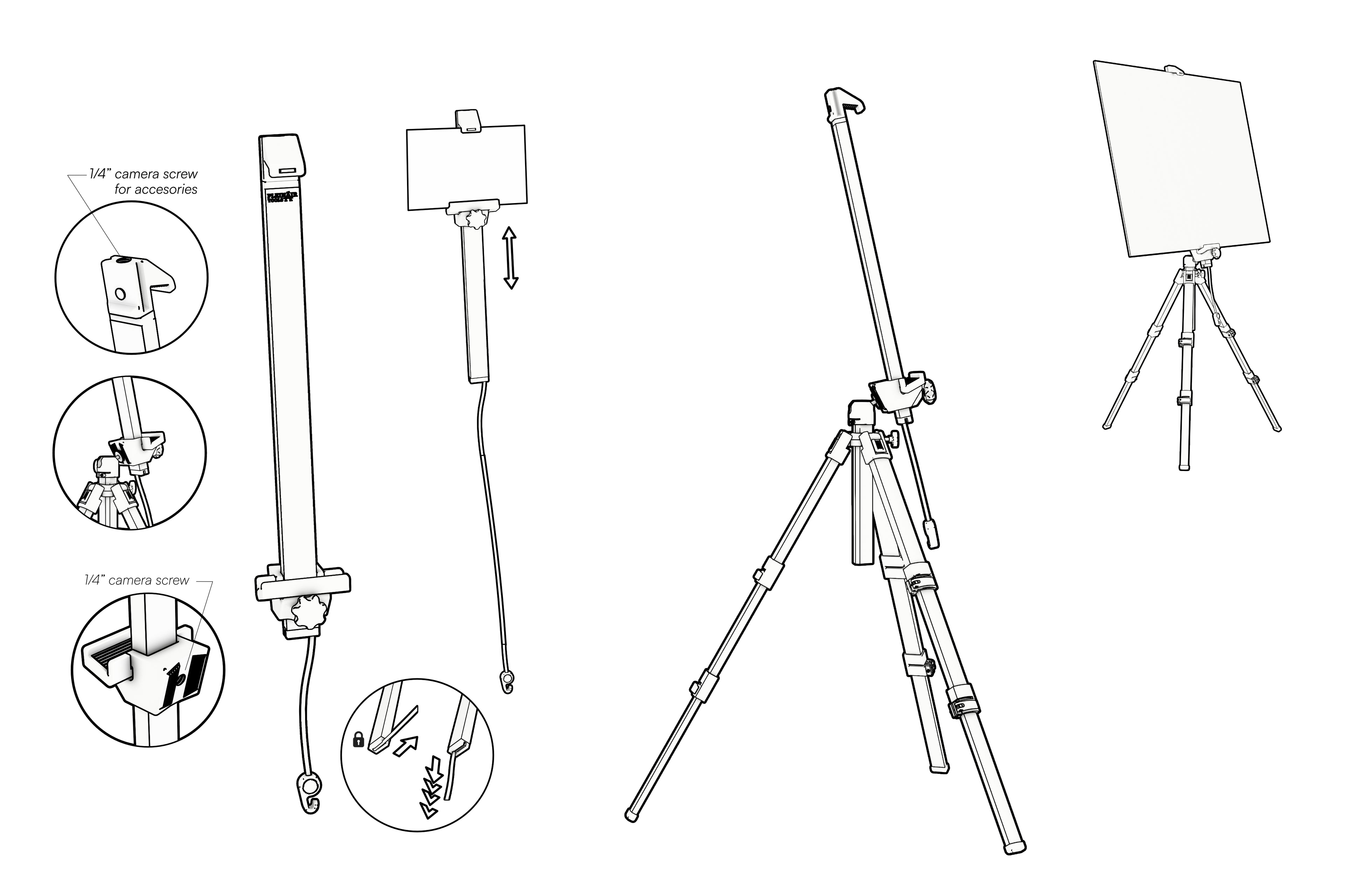 GoEasel - halten